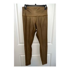Lululemon gold leggings size 8